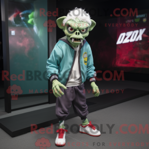 Zombie maskot kostume...