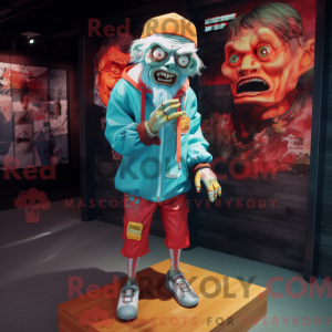 Zombie mascot costume...
