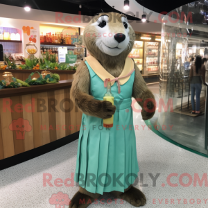 Otter mascot costume...