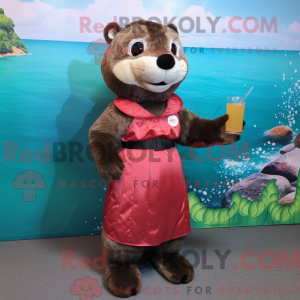 Costume mascotte de loutre...