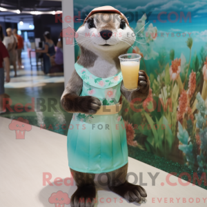 Disfraz de mascota nutria...