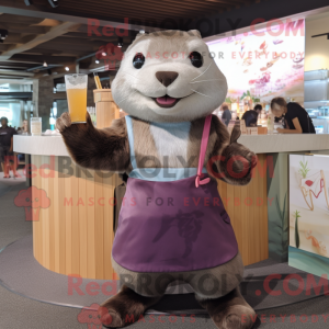 Otter maskot kostume...
