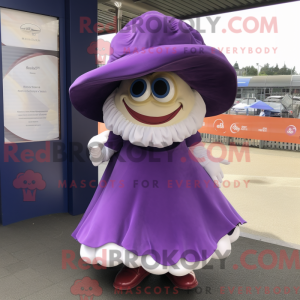 Purple Oyster mascot...