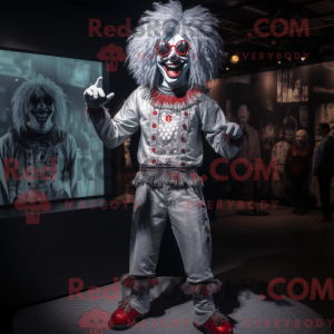 Máscara Silver Evil Clown...