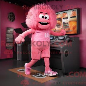 Pink Spaghetti mascot...