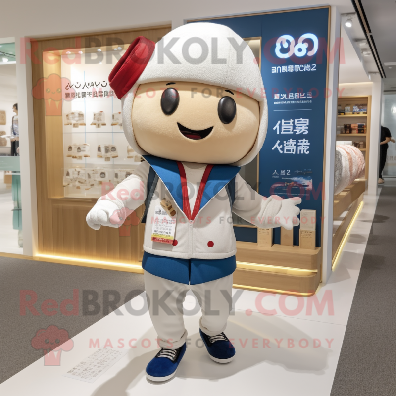 nan Miso Soup mascot costume character dressed with a Joggers and Pocket squares