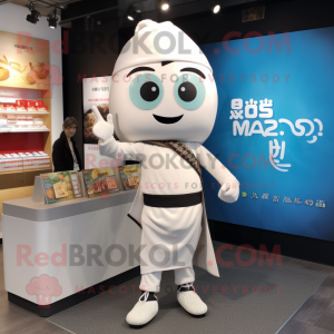 nan Miso Soup mascot costume character dressed with a Joggers and Pocket squares