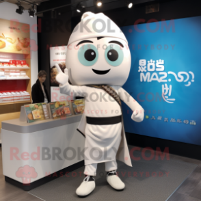 nan Miso Soup mascot costume character dressed with a Joggers and Pocket squares