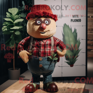 Beet mascot costume...