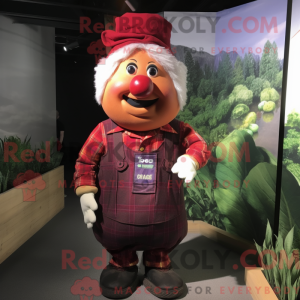Beet mascot costume...