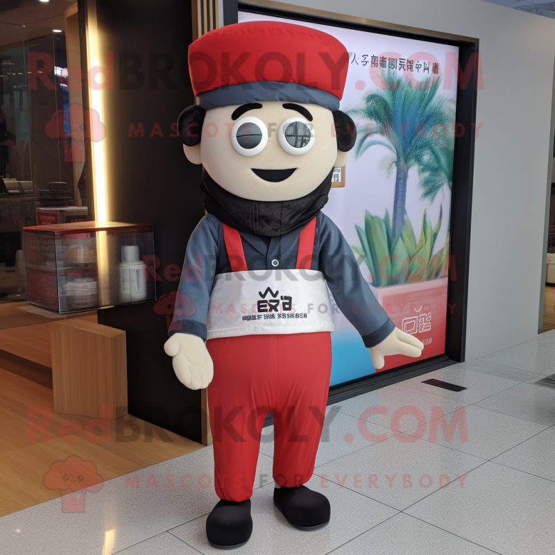 nan Miso Soup mascot costume character dressed with a Joggers and Pocket squares