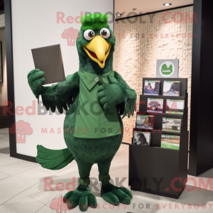 Forest Green Hens mascot...
