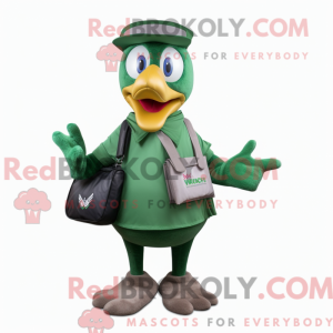 Forest Green Hens mascot...