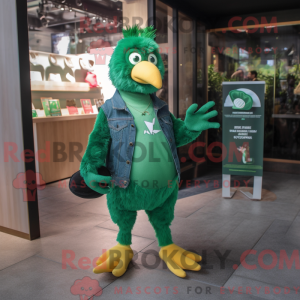 Forest Green Hens mascot...