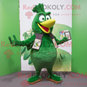 Forest Green Hens mascot...