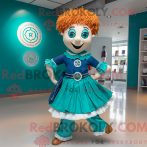 Turquoise Irish Dancer...