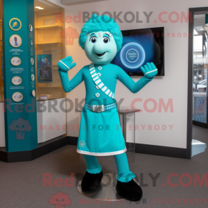 Turquoise Irish Dancer...