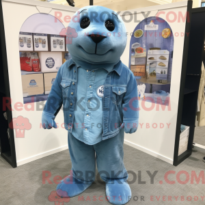 Blue Seal maskotdraktfigur...