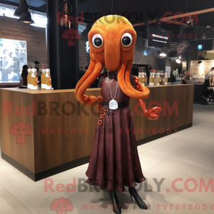 Rust Kraken maskot kostume...