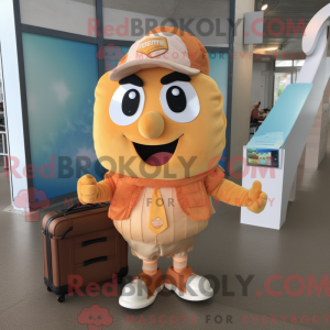Peach Nachos mascot costume...