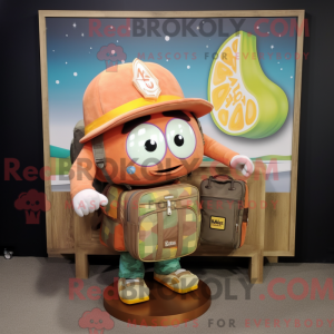 Peach Nachos mascot costume...