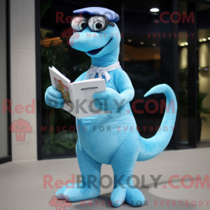 Postava maskota Sky Blue...