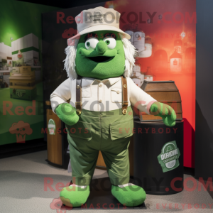 Green Beer mascot costume...