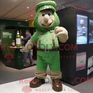 Green Beer mascot costume...