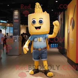 Yellow Pop Corn mascot...