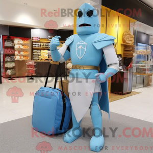 Sky Blue Medieval Knight...
