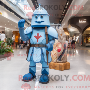 Sky Blue Medieval Knight...
