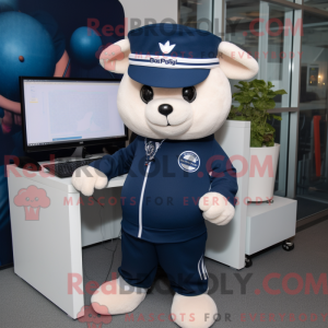 Navy Computer mascotte...