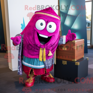 Postava maskota Magenta...