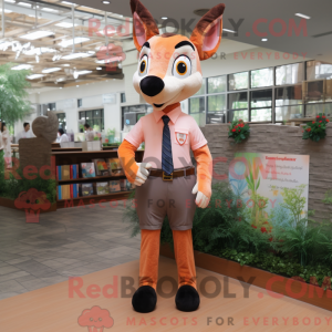 Peach Deer mascotte kostuum...