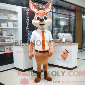 Postava maskota Peach Deer...