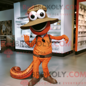 Rust Snake mascottekostuum...