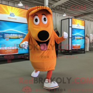 Orangefarbenes Hot...