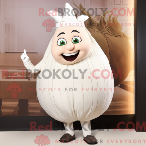 White Onion mascot costume...