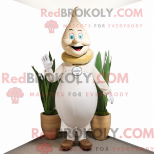 White Onion mascot costume...