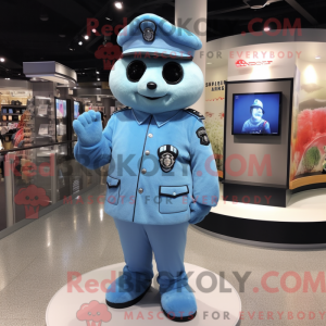 Sky Blue Police Officer...