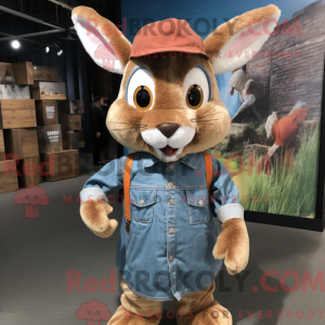 Rust Wild Rabbit mascot...