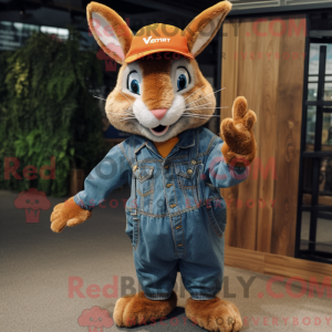Rust Wild Rabbit maskot...