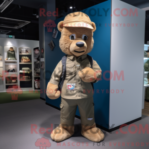 Tan Commando Maskottchen...