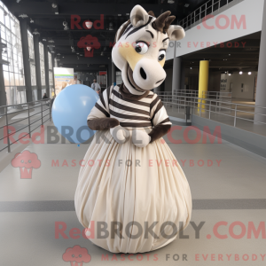 Máscara de Zebra Tan figura...