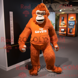 Figura de máscara de gorila...