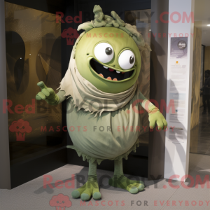 Olive Demon mascot costume...