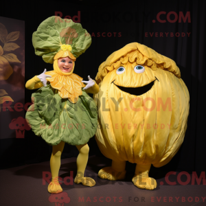 Gold Cabbage Maskottchen...