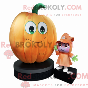 Peach Pumpkin maskot...