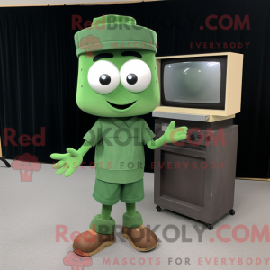 Figura de máscara de TV...