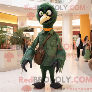 Forest Green Ostrich mascot...